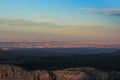 Beautiful landscape view on the canyons during sunset in Desert View, Grand Canyon National Park, Arizona Royalty Free Stock Photo