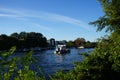 View of the Dahme River from Schlossinsel Island. 12557 Berlin, Germany