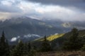 Sunrise on Hurricane Ridge - Olympic National Park Royalty Free Stock Photo