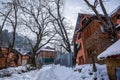 Beautiful landscape view of kashmir valley and village, kashmir Royalty Free Stock Photo