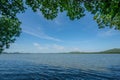 Beautiful landscape view at Kung krabaen Mangrove forest. Royalty Free Stock Photo