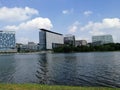 Beautiful landscape view at Lakeside Putrajaya, Presint 8, Putrajaya, Malaysia Royalty Free Stock Photo