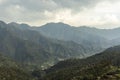 Beautiful landscape view of mountains in the Buner valley