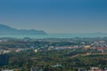 Beautiful landscape view of Phuket city from Khao Rang viewpoint Royalty Free Stock Photo