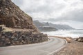 Coastline near Tagana village on Tenerife island Royalty Free Stock Photo