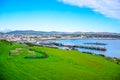 Beautiful landscape view of seaside town of Douglas in the Isle of Man