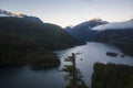 Sunrise in North Cascades National Park Royalty Free Stock Photo