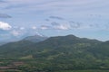 Beautiful landscape of the volcanic lava flow of Cerro Negro Royalty Free Stock Photo