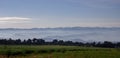 Landscape of Volcanoes National Park, Rwanda Royalty Free Stock Photo