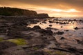 Beautiful landscape of Waikawa bay in sunrise times, South Island, New Zealand Royalty Free Stock Photo