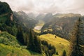 Beautiful landscape which you can experience in the alps in Switzerland