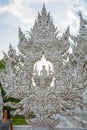 A landscape of White Temple in Chiang Rai, Thailand.