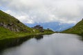 Beautiful landscape with Wildsee Lake Wildseelodersee and the Wildseeloderhaus