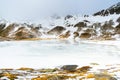 Beautiful landscape of winter snowy mountains in the Pyrenees