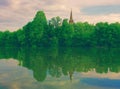 Herastrau lake landscape