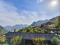 Beautiful landscape of Wudang Mountain. in Wudang Mountain