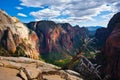 Beautiful Landscape in Zion National Park,Utah Royalty Free Stock Photo