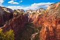 Beautiful Landscape in Zion National Park,Utah Royalty Free Stock Photo