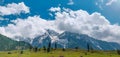 Beautiful landscapes of Kashmir Valley, India Royalty Free Stock Photo