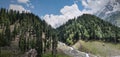 Beautiful landscapes of Kashmir Valley, India Royalty Free Stock Photo