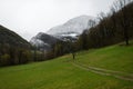 Beautiful landscapes and landscapes of Slovenia. Nice view of mountains or hills. Royalty Free Stock Photo