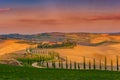 Beautiful landscapes of Tuscany Royalty Free Stock Photo