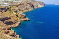 Beautiful landscapes of volcanic island Santorini, Greece Royalty Free Stock Photo