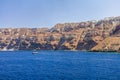 Beautiful landscapes of volcanic island Santorini, Greece Royalty Free Stock Photo