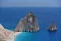 Beautiful lanscape of Ionian Sea from Keri, Zakinthos island, Greece. Vacation concept background Royalty Free Stock Photo