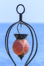 Beautiful lantern on the Mediterranean Sea in Kemer