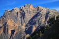 Beautiful large cliffs in the Dolomites. Italy