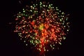 Large fireworks display event background