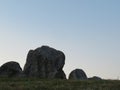 beautiful large rocks forming part of the natural landscape