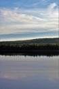 Beautiful late summer day in Norrbotten Royalty Free Stock Photo