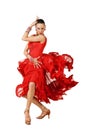 Beautiful Latino dancer in action