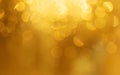 Golden holiday light background, beautiful shiny sparkles. Royalty Free Stock Photo