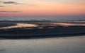 Sunrise or Sunset Ogunquit Beach, Maine at Low Tide