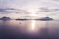 Beautiful light sunrise in the morning at Ban Sam Chong Tai Village phang-nga province thailand. Royalty Free Stock Photo