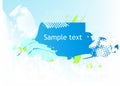 Beautiful light vector banner. Royalty Free Stock Photo