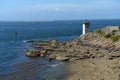 Beautiful lighthouse on the Atlantic coast