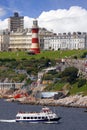 Beautiful lighthouse in Plymouth, UK Royalty Free Stock Photo