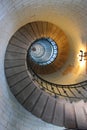 Beautiful lighthouse staircase interior Royalty Free Stock Photo