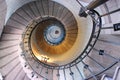 Beautiful lighthouse staircase interior Royalty Free Stock Photo