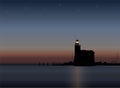 lighthouse whit sunris