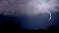 Beautiful lightning above the park area, dramatic background, nature and weather