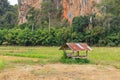 Beautiful limestome mountain range at Ban Mung Village, Noen Maprang District, Phitsanulok, Thailand