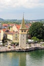 Beautiful Lindau Port Harbour at Lake Constance, Bodensee, Germany