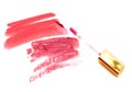 Beautiful lip glosses, isolated on white.