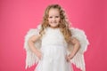 Beautiful little angel girl Royalty Free Stock Photo