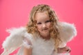 Beautiful little angel girl Royalty Free Stock Photo